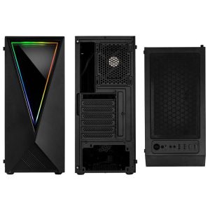 Кутия Kolink Void RGB TG, Midi-Towe,r Black Window, ATX - Image 3