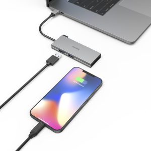6-портов хъб USB-C, 2 x USB-A, USB-C, HDMI, SD, microSD - Image 6