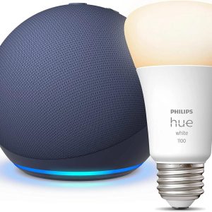 Преносима смарт тонколона Amazon Echo Dot 5, Гласов асистент, Alexa, Тъмносиня - Image 2