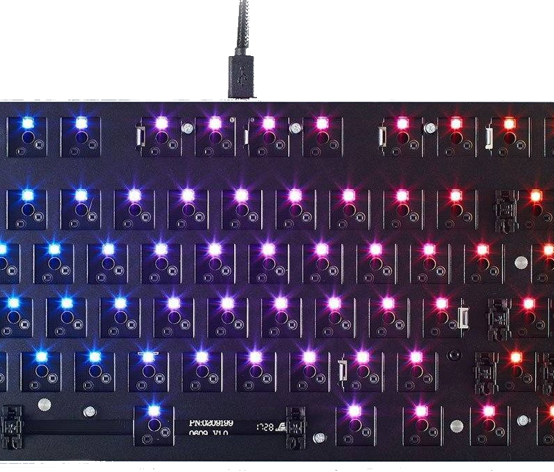 Геймърска механична клавиатура основа Glorious RGB GMMK TKL, ISO Layout