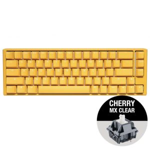 Геймърскa механична клавиатура Ducky One 3 Yellow SF 65, Cherry MX Clear суичове - Image 2