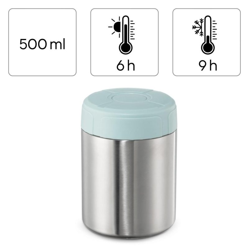Термо съд Xavax To Go, Неръждаема стомана, 500 ml, Син - Image 6