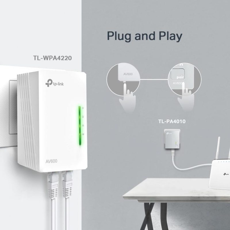 PowerLine адаптер TP-Link TL-WPA4220 Starter Kit - Image 5