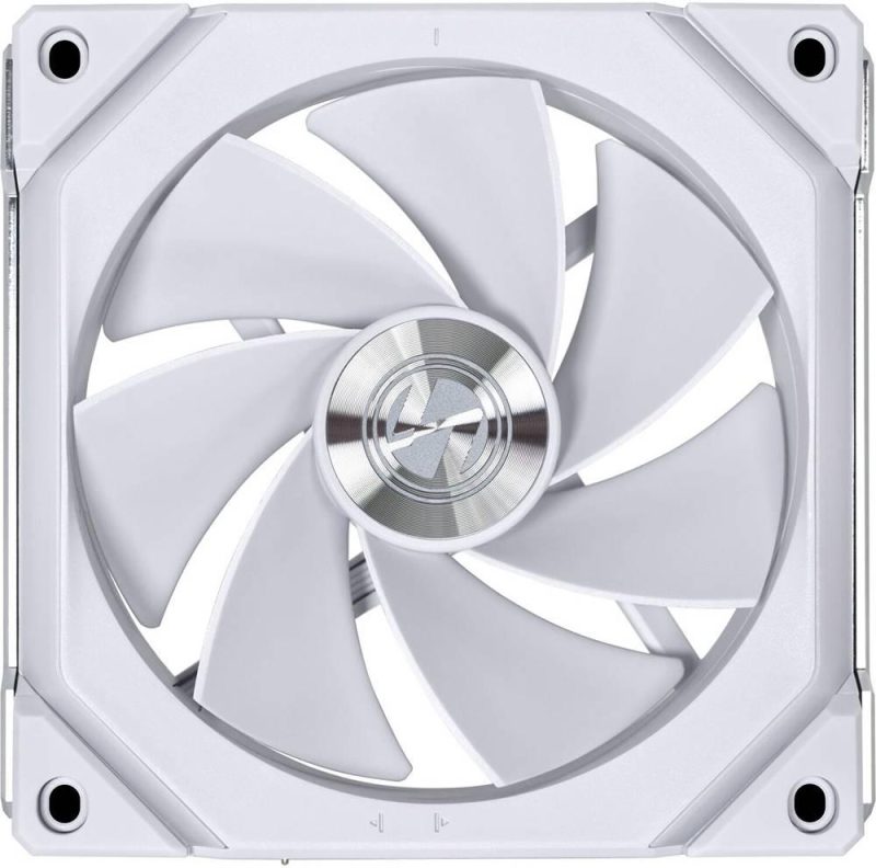 Вентилатор Lian Li Uni Fan REVERSE SL V2, 120mm, ARGB, Бял