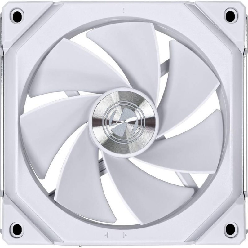 Вентилатор Lian Li Uni Fan REVERSE SL V2, 120mm, ARGB, Бял