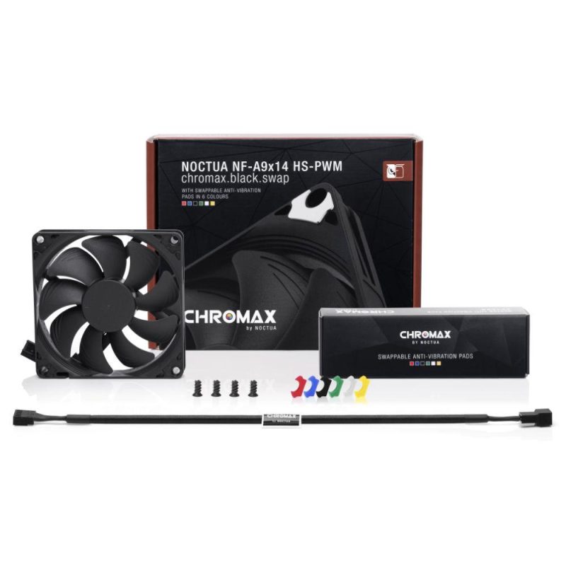 Вентилатор Noctua NF-A9x1, HS PWM chromax black swap, 92mm - Image 3