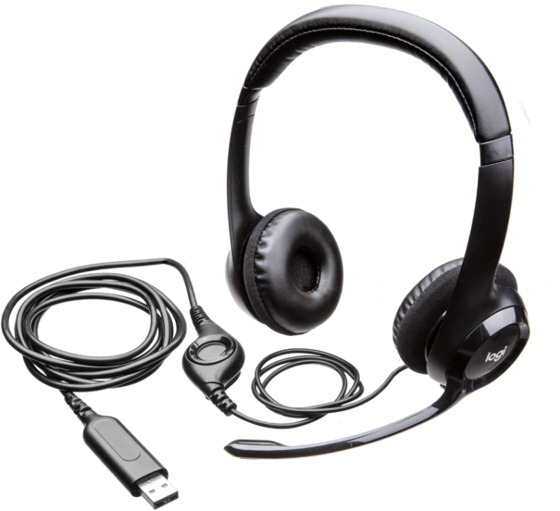 Слушалки с микрофон Logitech H390 - Image 6