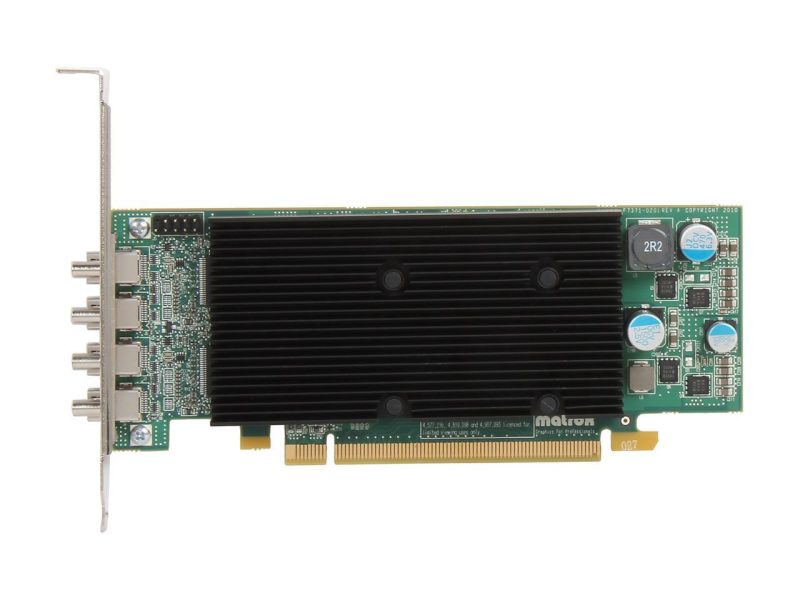 Видео карта MATROX M9148-E1024LAF LP PCIe x16, 4 x mini DP - Image 2