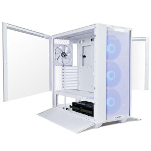 Кутия Lian-Li LANCOOL III RGB Mid-Tower, Tempered Glass, Бяла - Image 5