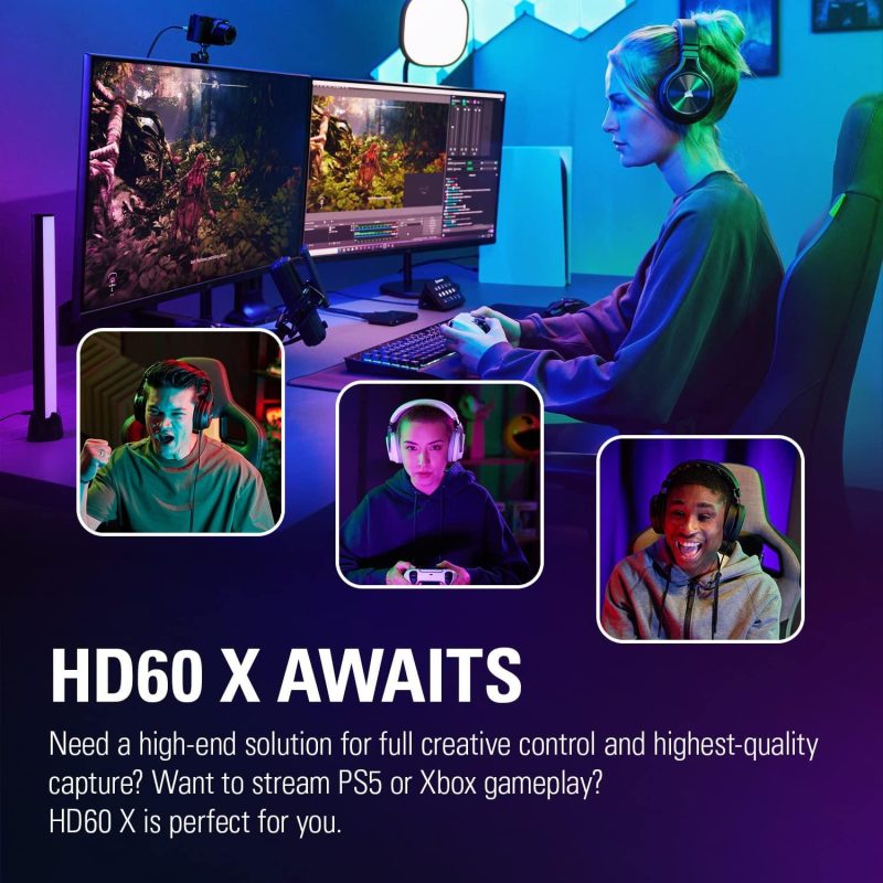 Външен кепчър ELGATO HD60 X, HDR 4K, HDMI - Image 4