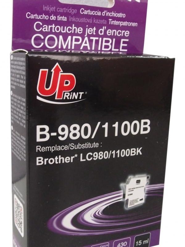 Мастилница UPRINT LC980/1100 BROTHER, Черен
