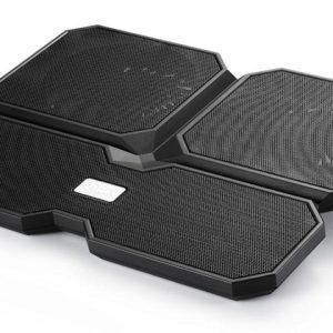Охладител за лаптоп DeepCool Multi Core X6, 15.6", 2x140+100 mm, Черен