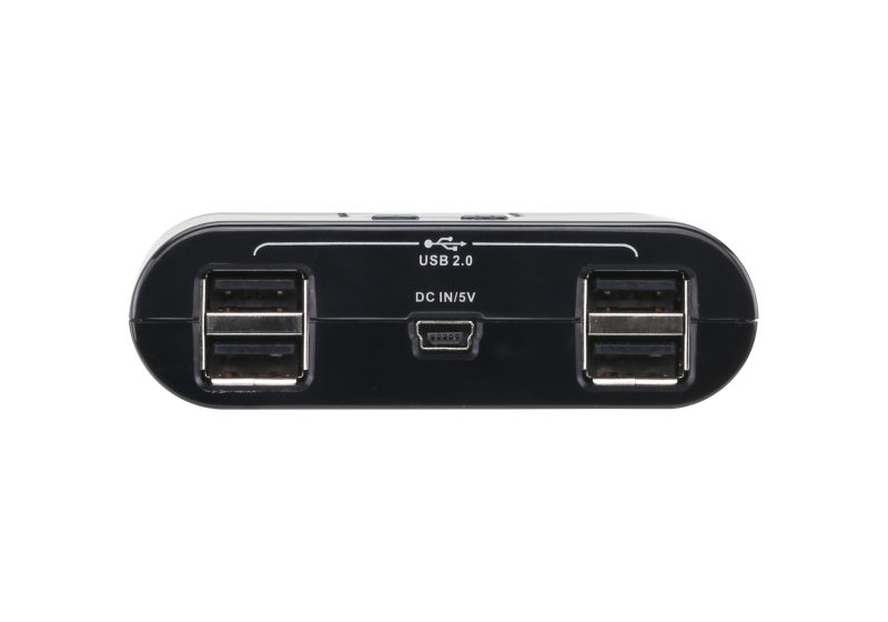 Превключвател ATEN US224, 2 компютъра към 4 USB периферни устройства - Image 2