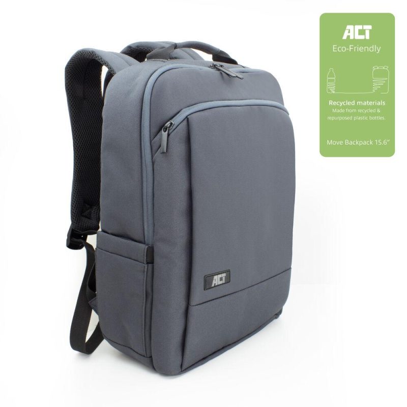 Раница за лаптоп ACT AC8560, до 15.6 inch, Сива - Image 8