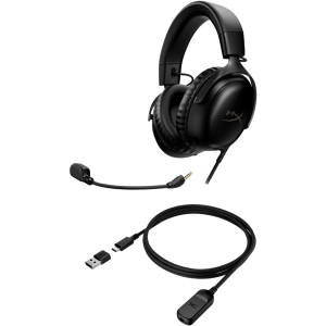 Геймърски слушалки HyperX Cloud III, Микрофон, Черно - Image 4