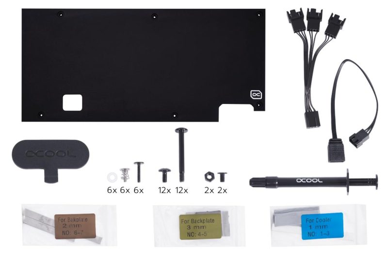 Система с водно охлаждане Alphacool Eiswolf 2 AIO - 360mm Radeon RX 6800/6800XT Strix/TUF with Backplate - Image 8