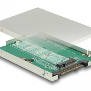 Конвертор DeLock, U.2 SFF-8639 - M.2 NVMe Key M, 2.5" - Image 2