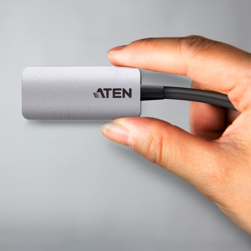 Адаптер ATEN UC3008A1, USB-C мъжко - HDMI женско, 4K, Черен - Image 4
