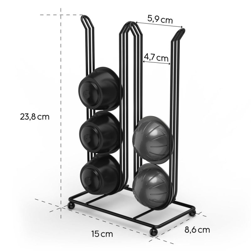 XAVAX Стойка за кафе капсули Dolce Gusto, Nespresso Vertuo, 16 капсули, 111266 - Image 8