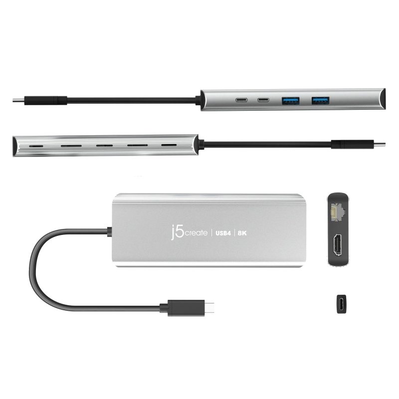 Докинг станция j5create JCD403, USB4, Multi-port хъб, Gigabit Ethernet - Image 3
