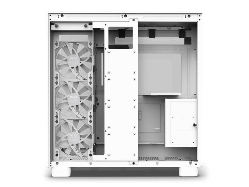 Кутия NZXT H9 Flow Matte White - Image 10