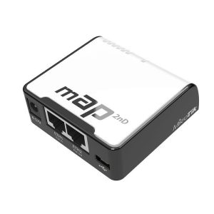 Access Point MikroTik RBmAP2nD, Dual-Chain 2.4GHz micro AP, 650MHz CPU, 64MB RAM, 2xEthernet, PoE out - Image 2