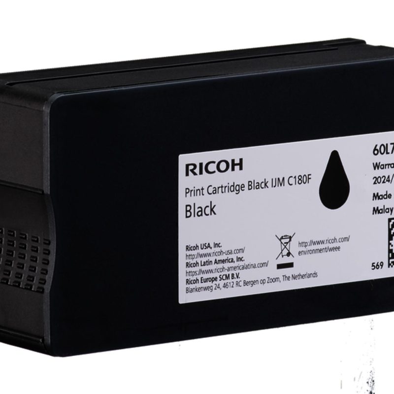 Касета с мастило RICOH IJM C180F, 2000 копия, Black