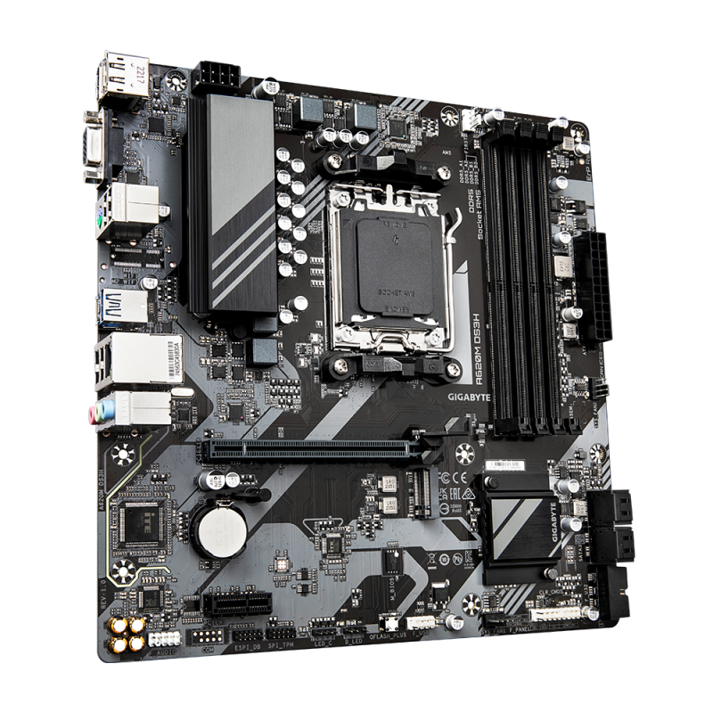 Дънна платка GIGABYTE A620M DS3H socket AM5 - Image 2