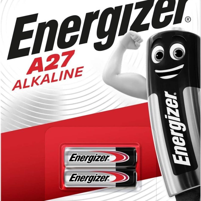 Алкална батерия ENERGIZER 12 V 2 бр. в опаковка за аларми А27 LR27 /цена за 2 батерии/