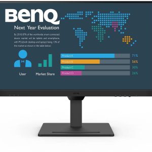 Монитор BenQ BL2790QT, 27 inch, IPS QHD, DisplayPort, HDMI, USB-C, Черен