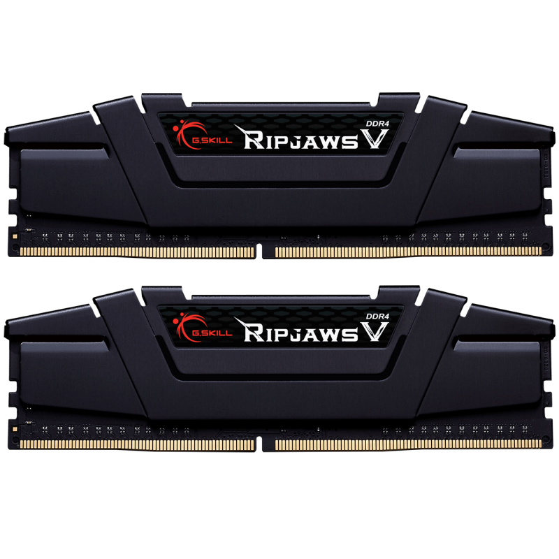 Памет G.SKILL Ripjaws V Black 32GB(2x16GB) DDR4 3600MHz F4-3600C16D-32GVKC
