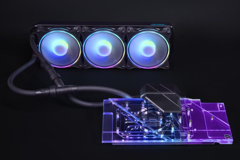 Система с водно охлаждане Alphacool Eiswolf 2 AIO - 360mm Radeon RX 6800/6800XT Strix/TUF with Backplate - Image 4