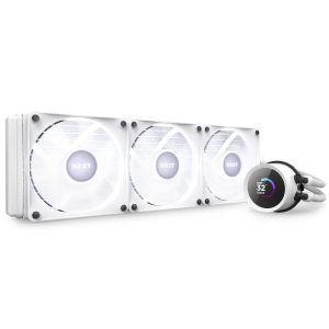 Охладител за процесор NZXT Kraken 360 RGB White, LCD Display - Image 10
