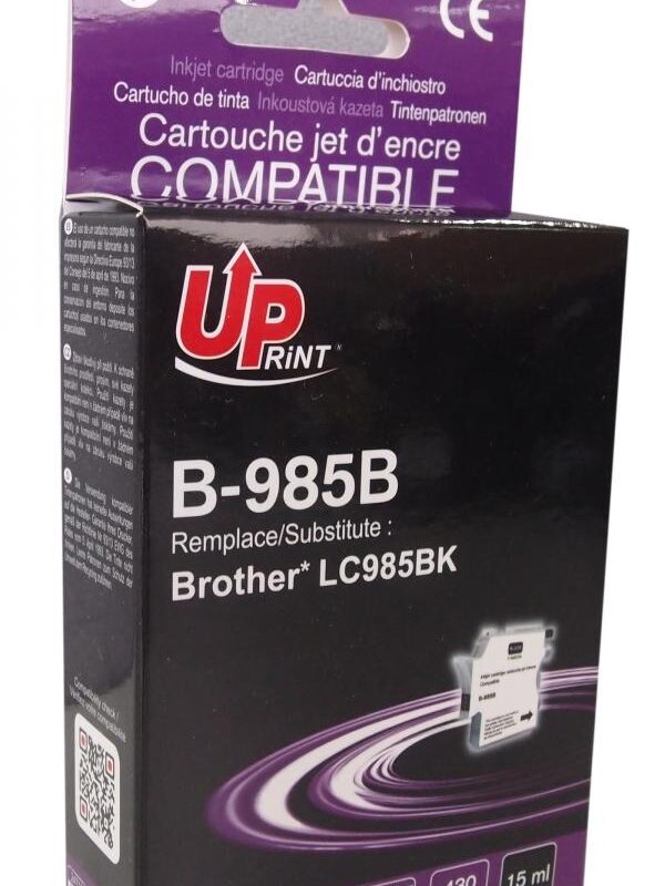 Мастилница UPRINT LC985, BROTHER, Черен