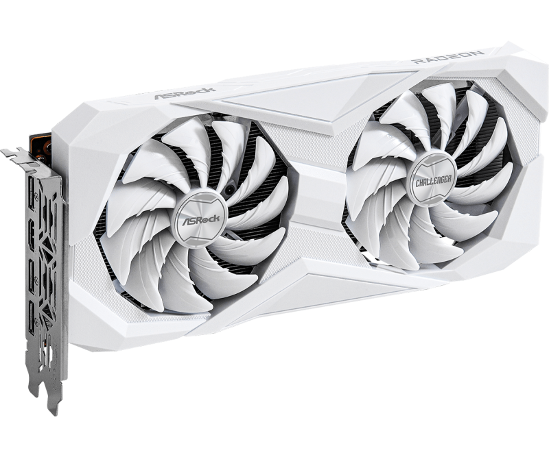 Видеокарта ASRock AMD Radeon RX 6600 Challenger White 8GB - Image 2