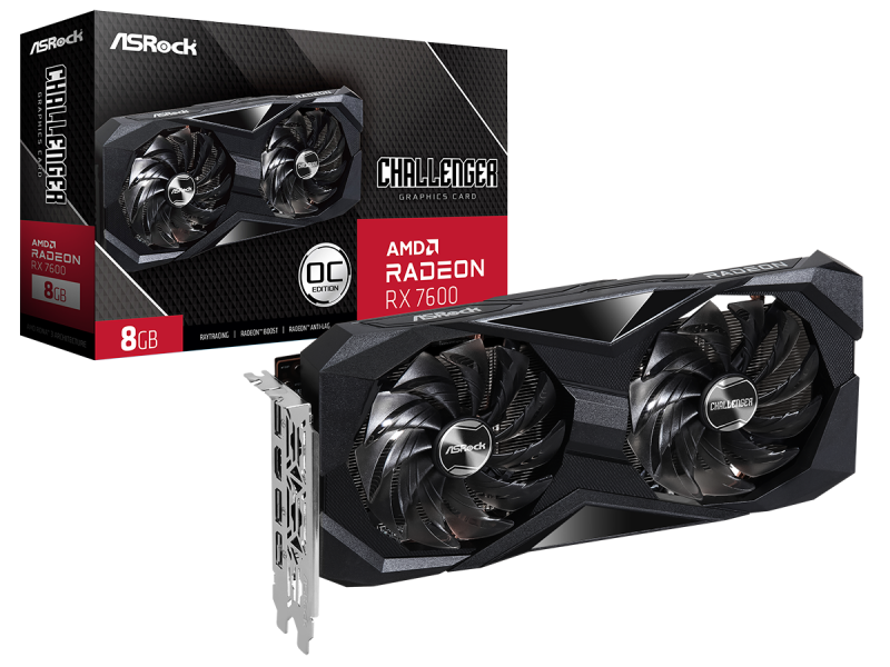 Видео карта ASROCK RX 7600 Challenger OC 8GB GDDR6 - Image 8