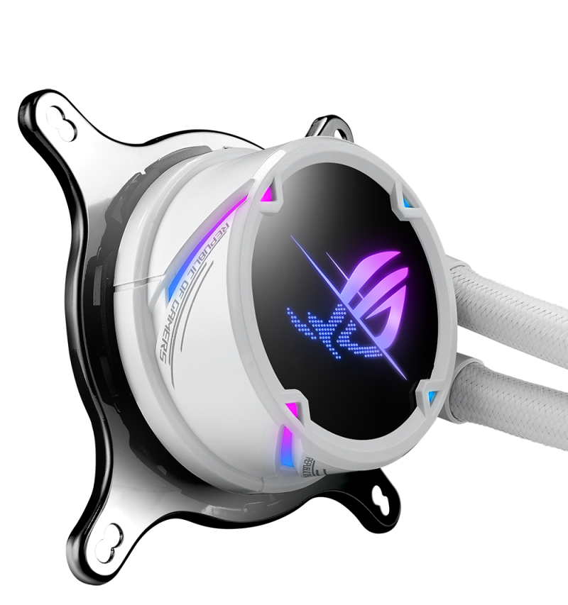 Охладител за процесор ASUS ROG Strix LC II 360 ARGB White Edition, Aura Sync - Image 6