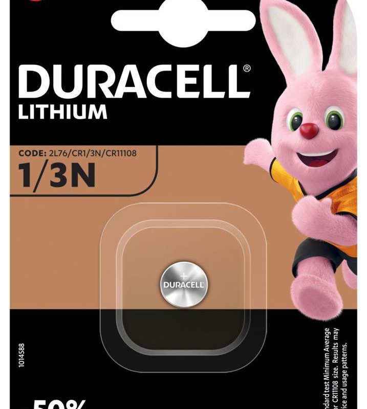 Литиева батерия CR-1/3N  3V  за глюкомери и фото DURACELL DL1/3N