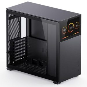 Кутия Jonsbo D41 Screen TG, mATX, Черна - Image 2