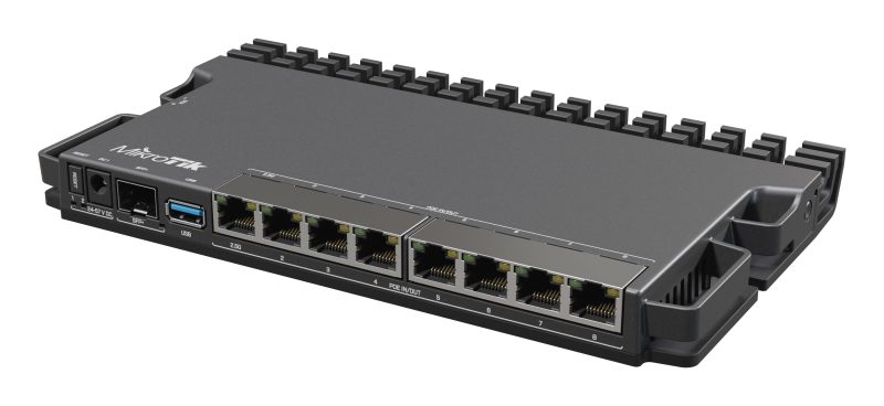 Рутер MikroTik RB5009UPr+S+IN, CPU 1.4GHz, 1GB, 7x10/100/1000, 1xSFP, USB 3.0 - Image 2