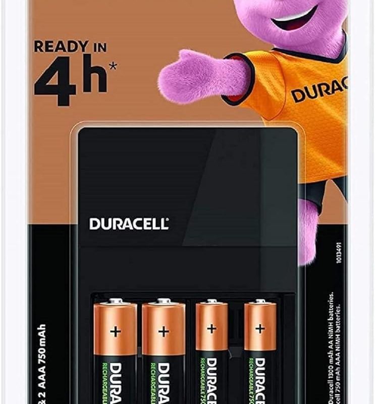 Зарядно устройство CEF14 + 2*AA NiMH 1300mAh + 2*AAA NIMH 750mAh 4h DURACELL