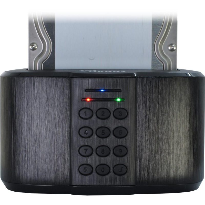 Криптираща докинг станция Inter-Tech Argus GD-PDLK02 за 2.5" или 3.5" SSD/HDD, 256-bit AES encryption - Image 3