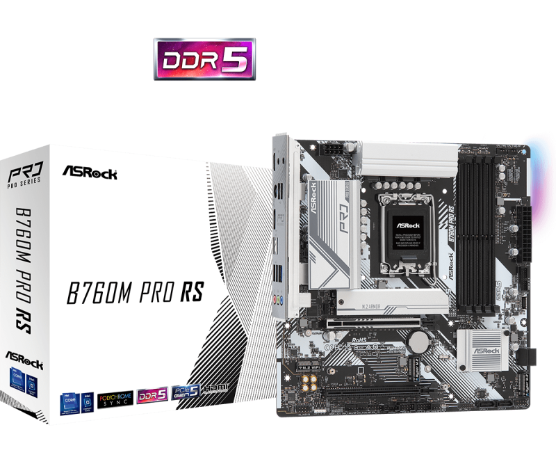 Дънна платка ASRock B760M Pro RS DDR5 - Image 5