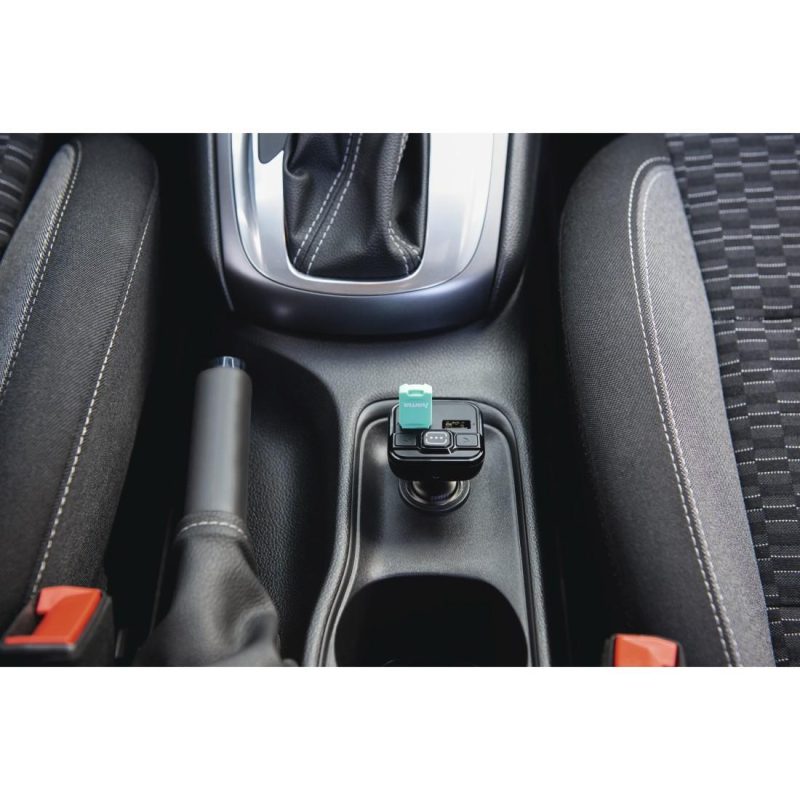 FM Трансмитер HAMA AUX-IN, USB-IN, MP3, Черен, 14163 - Image 4