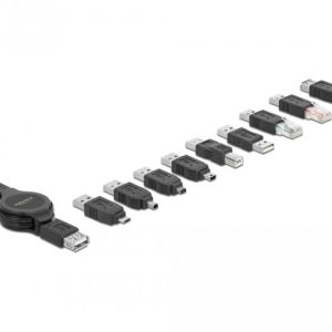Комплект кабел с накрайници DeLock 18612, 10 броя - Image 3