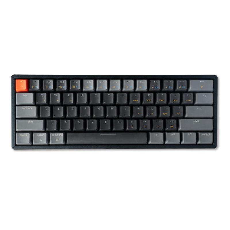 Геймърска Механична клавиатура Keychron K12 Hot-Swappable 60% Gateron Blue Switch White LED ABS - Image 2