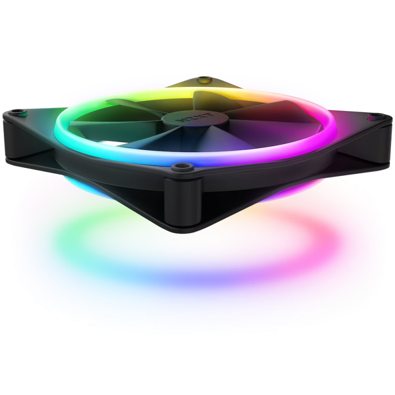 Комплект вентилатори NZXT F140 RGB Duo Black2бр, RGB Контролер - Image 2