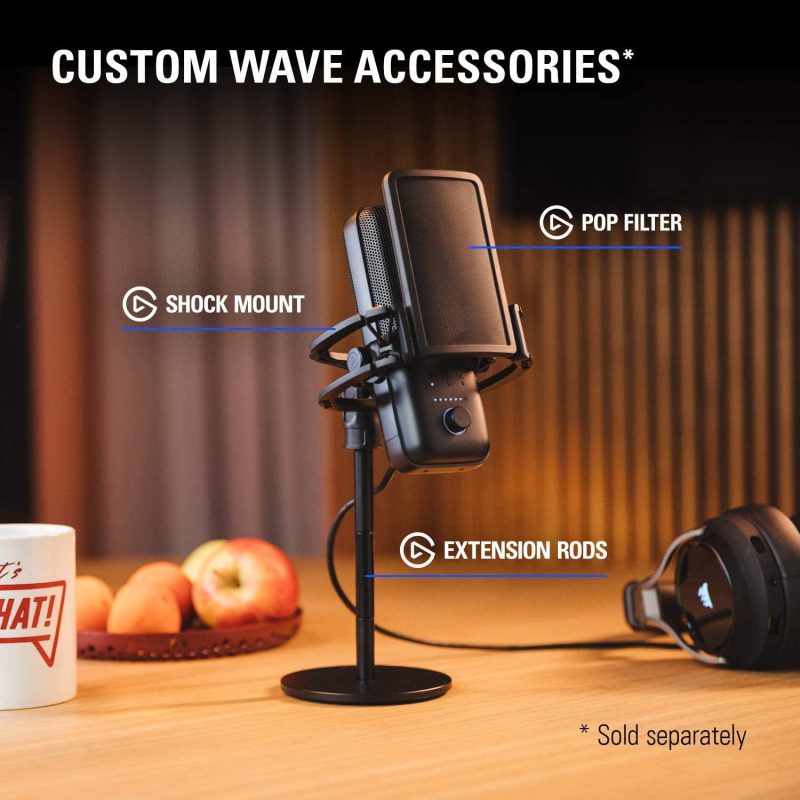 Настолен микрофон Elgato Wave 3 - Image 8