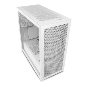 Кутия NZXT H7 Flow RGB Matte White Mid-Tower - Image 5