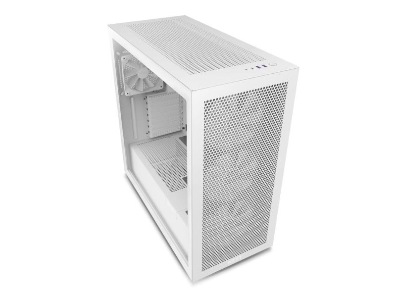 Кутия NZXT H7 Flow RGB Matte White Mid-Tower - Image 5